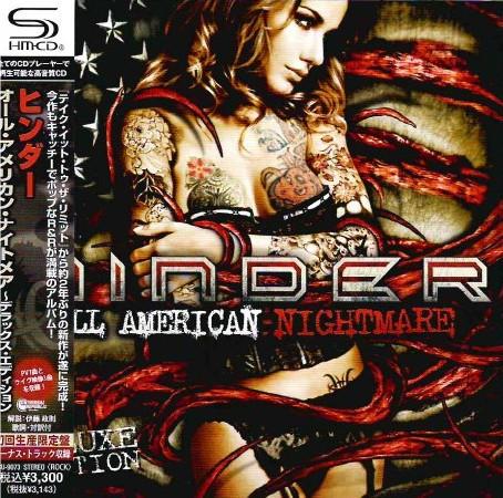 CD HINDER  All American Nightmare Deluxe Edit UICU9073 UNIVERSAL 2011 Japan ObiRock Used