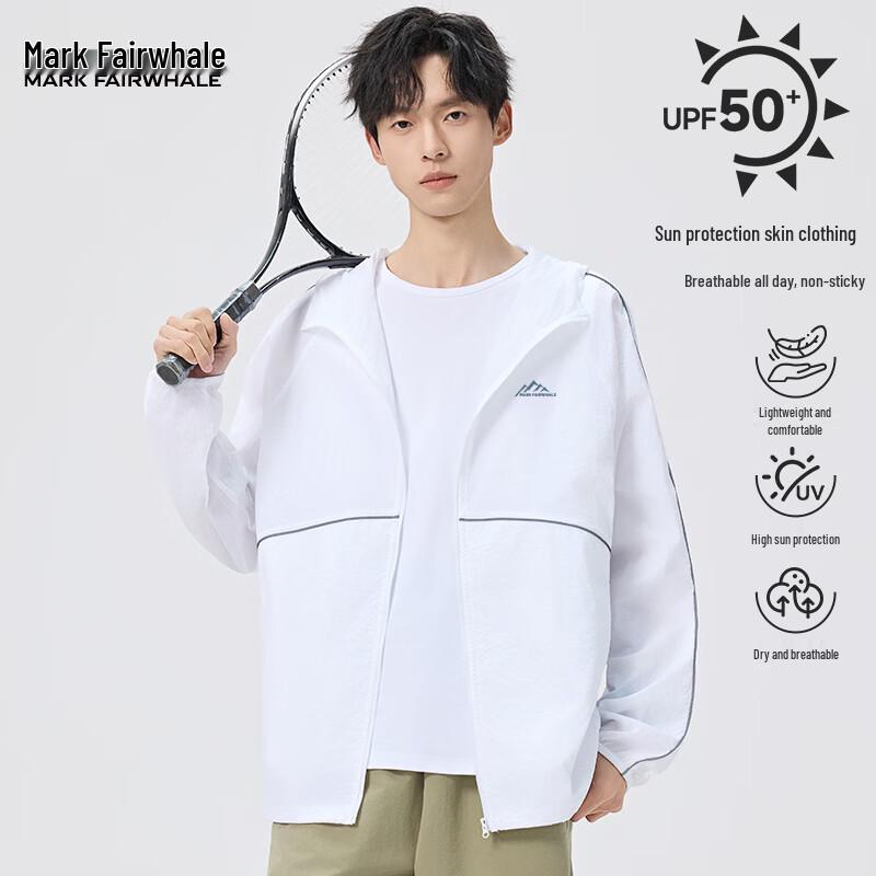 Mark Fairwhale Men s 2026 Summer Hooded Sun Protection Jacket M