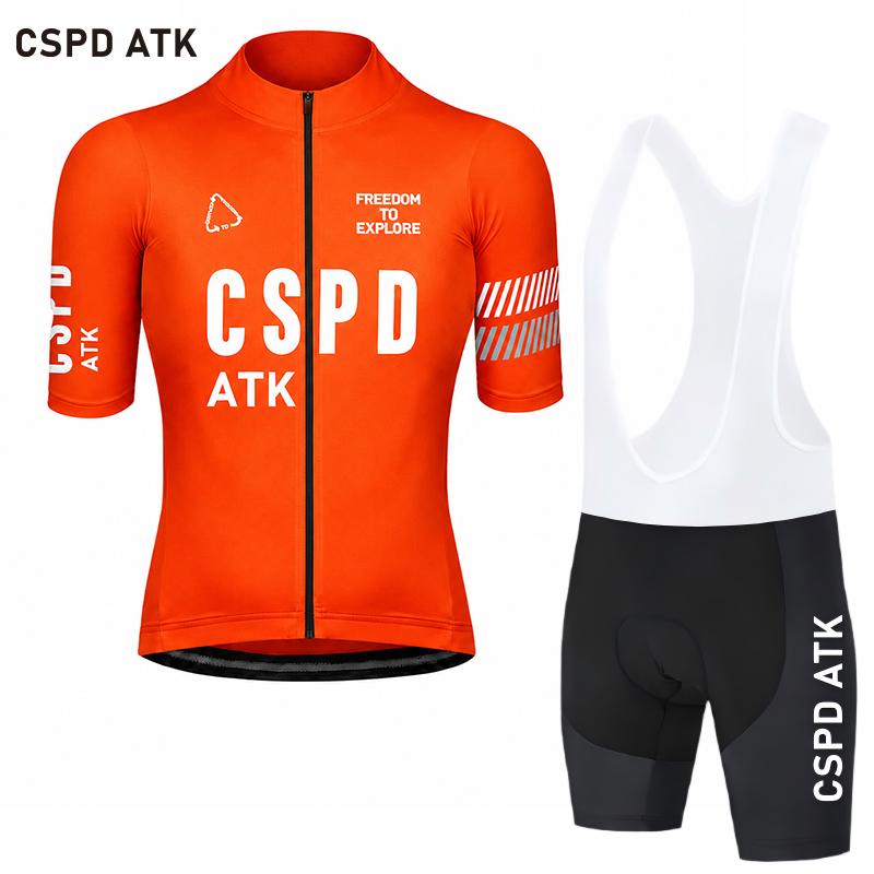 Men's Cycling Clothing Summer New Cycling Set Moisture Absorbing Quick Drying Cycling Jersey High Elasticity Bib Shorts