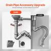 VEVOR 55cm Kitchen Sink Workstation, 304 Stainless Steel Top Mount Sinks, Drop-In Single Bowl Farmhouse Basin with Accessories