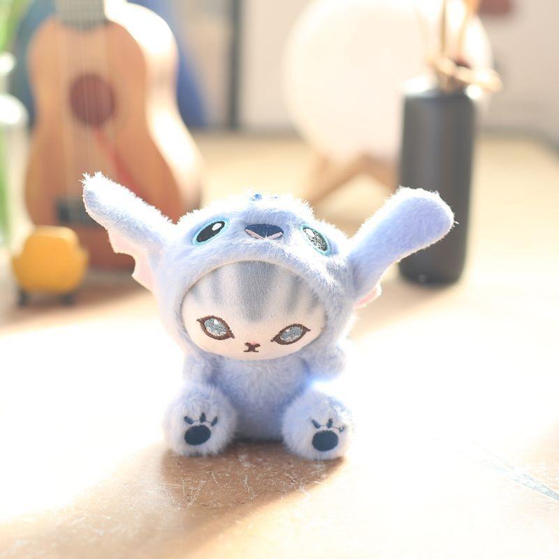 Lilo Stitch Plush Animal Keychain With Short Velvet Fabric Travel Doll Daily