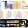 61-Piece Polymer Clay Tool Set for DIY Pottery, Carving & Embossing