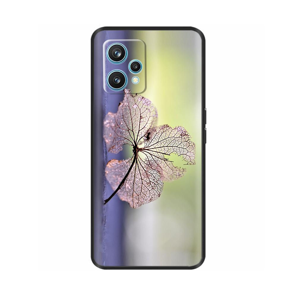 For Realme 9 Case Cover Lovely Plants Cartoon Cases for OPPO Realme 9 4G RMX3521 Realme9 Phone Case Soft Silicone fundas coque