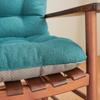 Cotton Linen Thick Cushion Sitting for A Long Time In The Office Protecting The Waist and Backrest Folding Lounge Chair Cushions Anti Slip Seat Mat