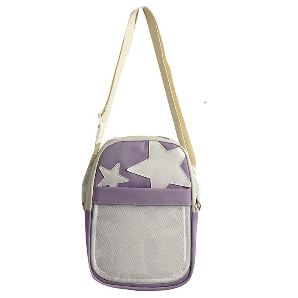 Nylon Star Ita Bag PVC Y2K Anime Display Bag Simple Transparent Handbag  Daily