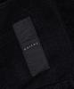 Noirer Velvet Texture Denim Trucker Jacket (Black)