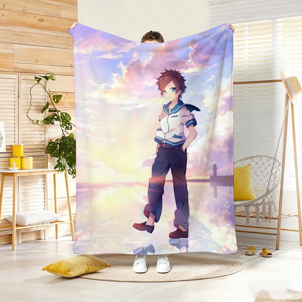 Anime N-NagiS AsuS A Lull in the SeaS Throw Soft Warm Throw Blanket for Bedroom Living Room Bed Travel Camping Picnic Gift
