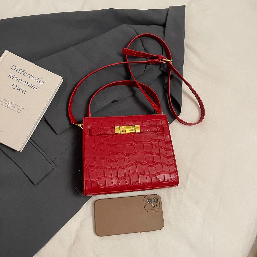 Damen neue Mode vielseitige Umhängetasche mit Steinmuster, hochwertige Damen vielseitige Messenger Bag