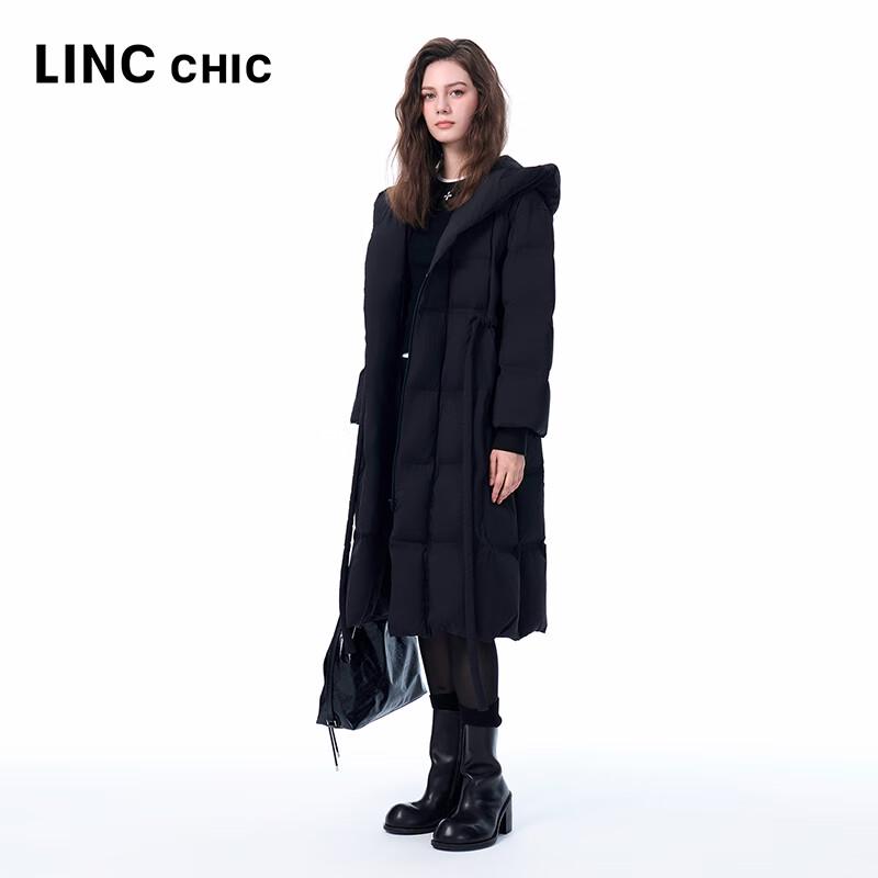 Jinyujie Women's Hooded Long 90% Duck Down Winter Puffer Jacket