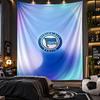 Wall Hanging Tapestry hertha bsc FC Print Cloth for Living Room Bedroom Home Decor
