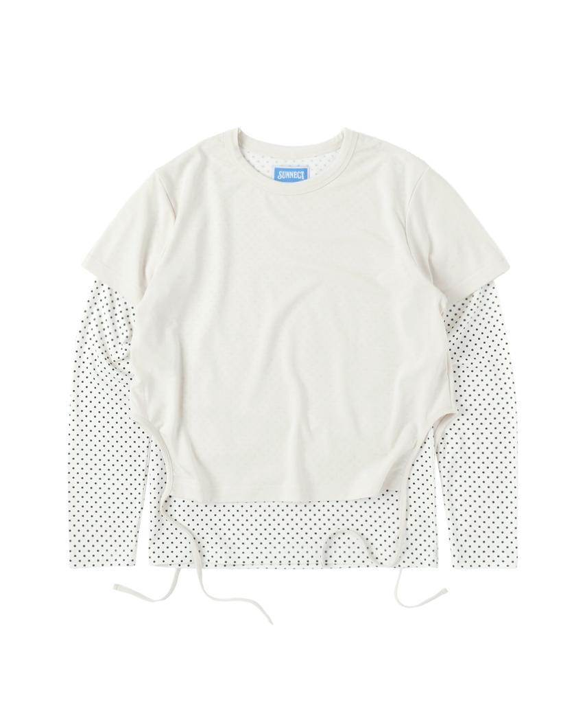 Sseonegteu P.D. Layered Ls Tee - White