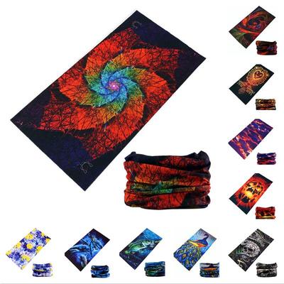 Mode Galaxy Vortex Design Motorrad Gesichtsmaske Magic Seamless Bandanas Multifunktionales Stirnband