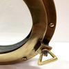 Hublot de bateau de canal de 12 pouces Fenêtre de porte marron antique Hublot en verre Décoration d'intérieur