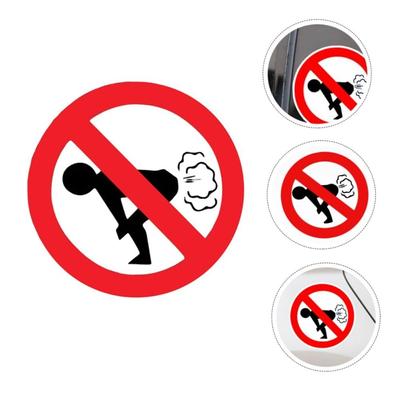 PVC Dog Peeing Is Forbidden Stickers Car Window Sticker Car Sticker Warning Sign