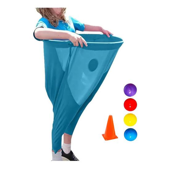 Bestemorbukser Hagespillsett for Voksne Store Bestemorbukser med Sprettball og Markørkegle Utendørs Feltkastespillsett for Lagstafett Familiesammenkomst