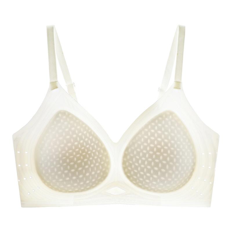 Ultra-thin soft support upper support anti-sagging cool breathable bra cover summer thin
