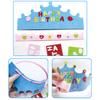 2/4pcs Non woven Crown Birthday Hat DIY Material Handmade Kit Birthday Party Creative Decorative Headwear XJM
