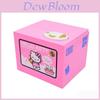 Hello Kitty Cartoon Resin Piggy Bank With Handcrafted Painting For Kids Gifts