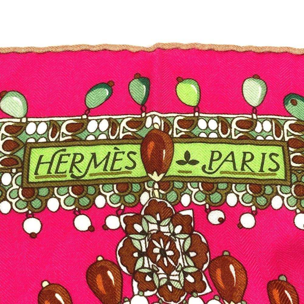 Hermes Maharaja's Jewelry Calle Jean 140 Large Format Shawl Stole / Shawl Scarf