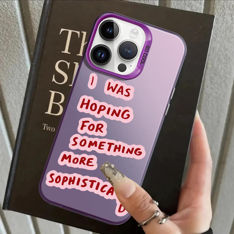 Back Phone Cover Case for iPhone 17 Pro Max 14 Air XR 11 12 15 Plus 16 XS 13 Pro Letter