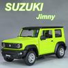 1/24 SUZUKI Jimny Lekebilmodell Legering Diecasting med lydlys Trekk tilbake Funksjon Leker Kjøretøysmodeller Voksensamlergaver