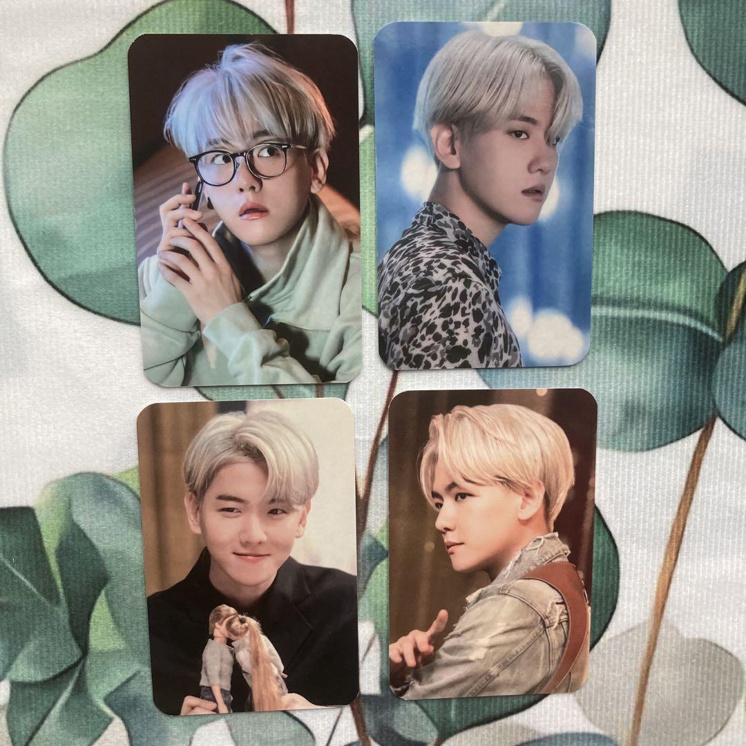 

[USED] EXO Japan BAEKHYUN Winning Serial Code Trading Card Baekhyun 4 Pieces