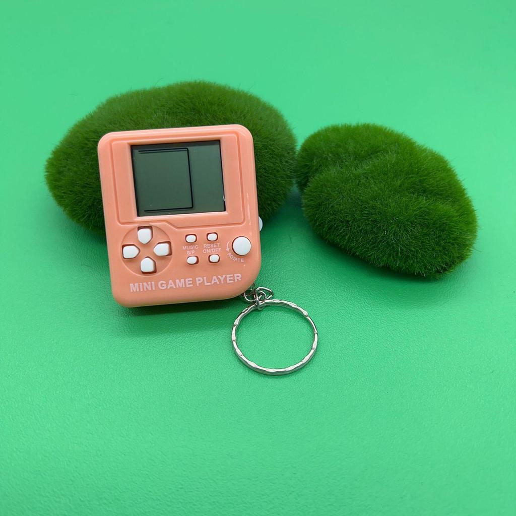 Mini Tetris Handheld Game Console Keychain