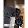 Cross-border first-layer cowhide canvas Shaffy thread oblique needle craft pair bag king platinum 30/35 genuine leather handbag