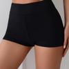 Damskie szybkoschnące szorty fitness do pływania z wysokim stanem