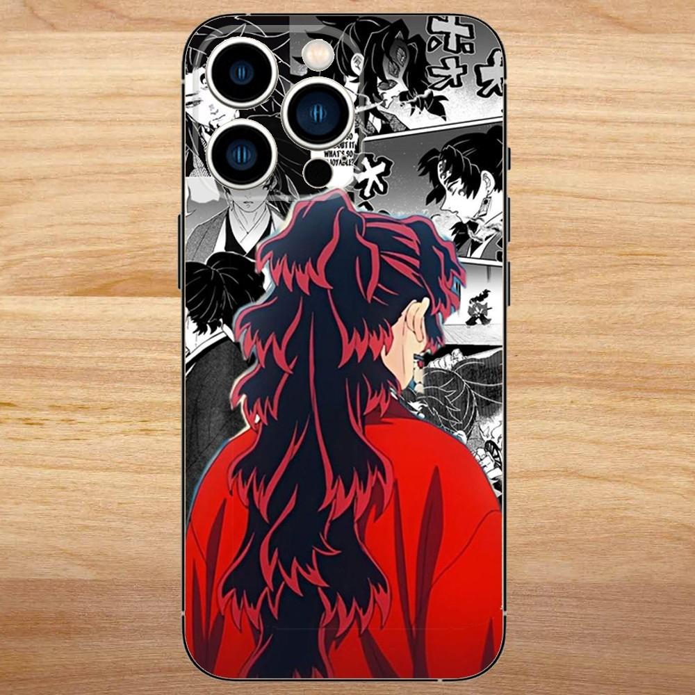 

Чехол для телефона с изображением Аниме Йориичи Цугикуни для iPhone 16,15,14,13,12,11,Pro,Max,Plus,Mini,X,XS,XR,8,7,6,S,Plus,SE Мягкий черный чехол iPhone13mini