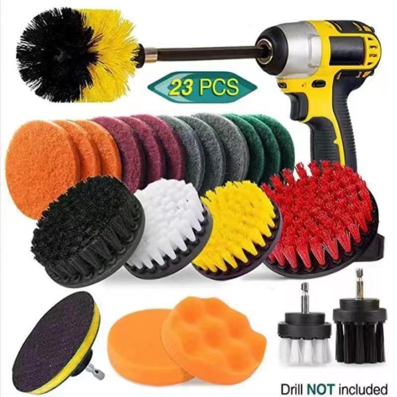 Electric Drill Brush Set: Home, Floor, Car Cleaning Tool