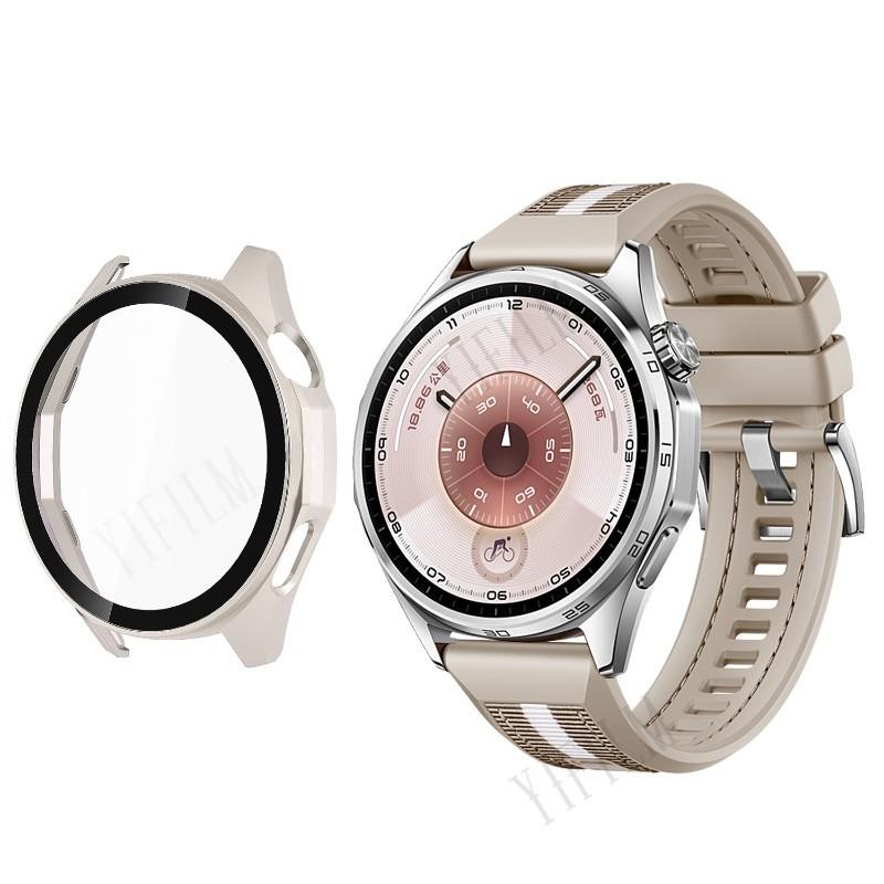 

Официальные нейлоновые ремешки-браслеты с защитным чехлом из ПК для Huawei Watch GT 6 GT6 Pro GT5 46мм 22мм Комбинированный силиконовый ремешок GT5 Pro 46MM слоновая кость