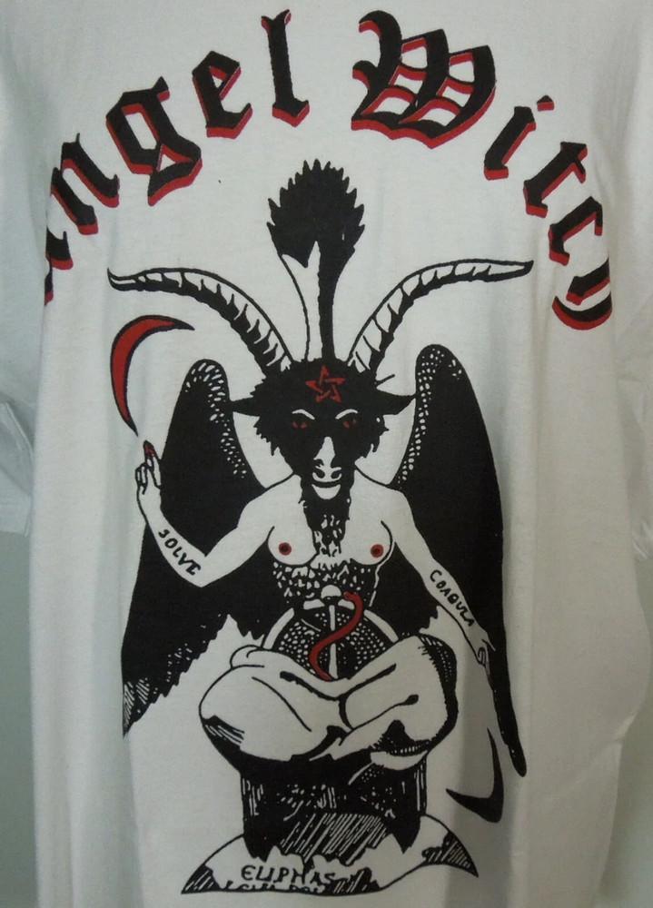 

Vintage Angel Witch Band WHite Cotton Shirt Unisex Concert S to 5XL TR394 Unisex T-Shirt XXXXL