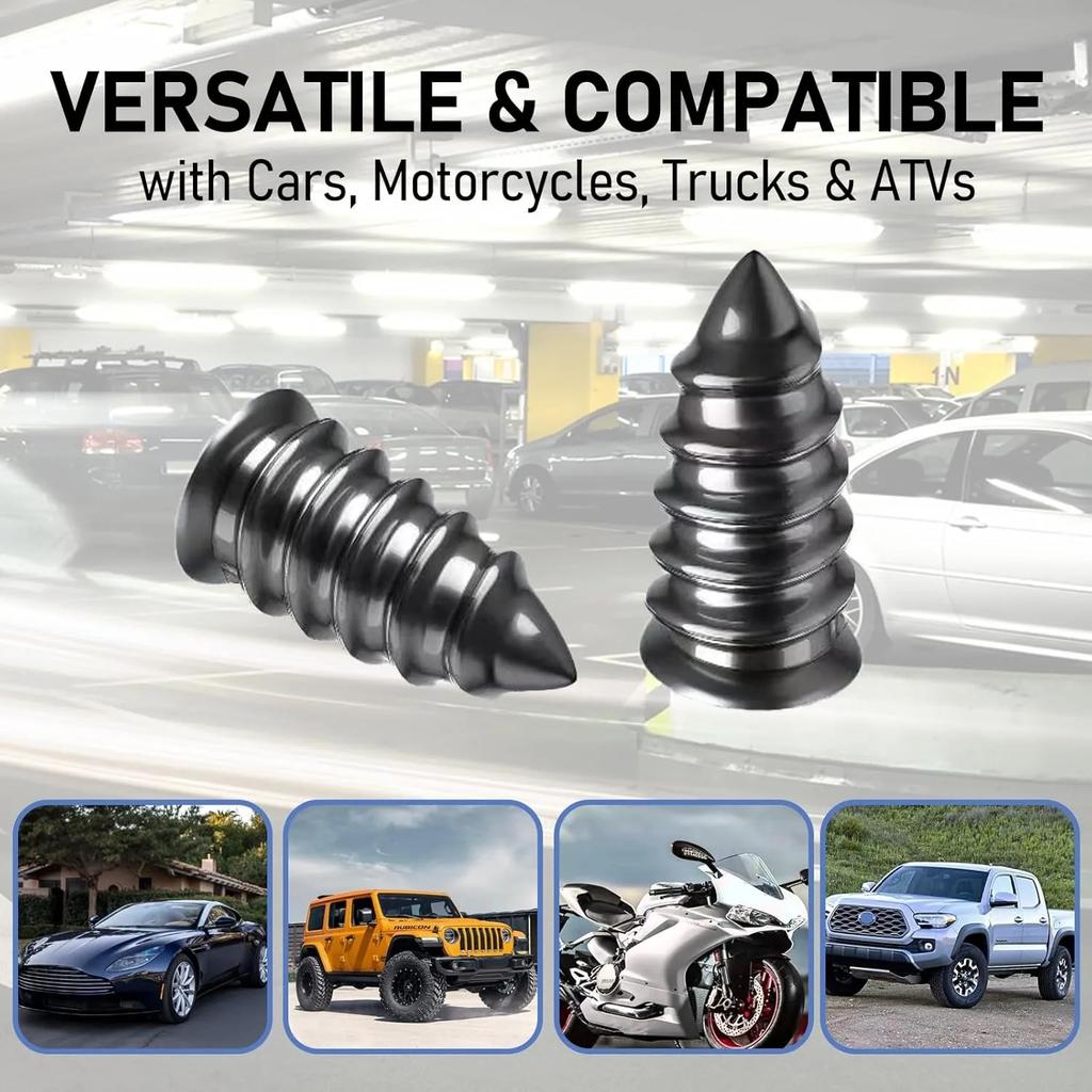 10-100Pcs Emergency Tire Puncture Repair Nails Universal Car Motorcycle Bike Vacuum Tyre Repair Nail Quick Fix Tool Kit