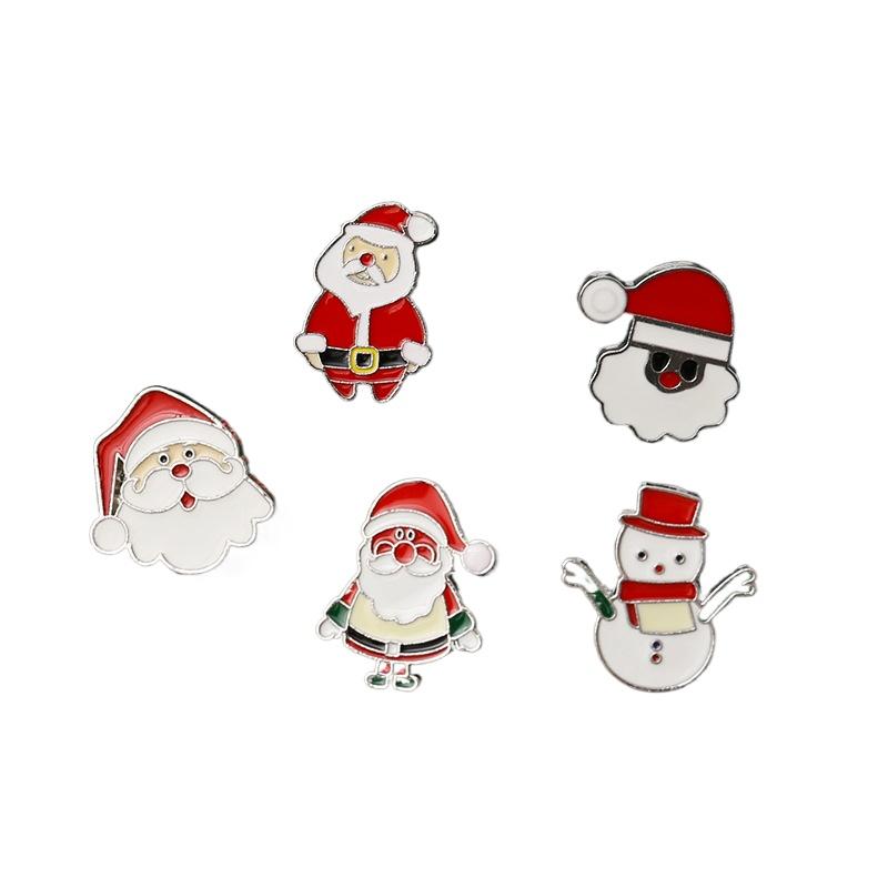 1PC Oil Drip Brooch Jeans Lapel Pin DIY Alloy Jewelry European and American Gift Cute Animal Decoration Accessories