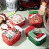 Christmas Cookie Tins With Lids Metal Candy Boxes With Lids Box Container Jar Holder For Card Packaging Candy Treat Cookie