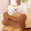 New Dog Bone Throw Pillow Cushion Plush Toy Children's Cloth Doll Sleeping Doll Girl Gift