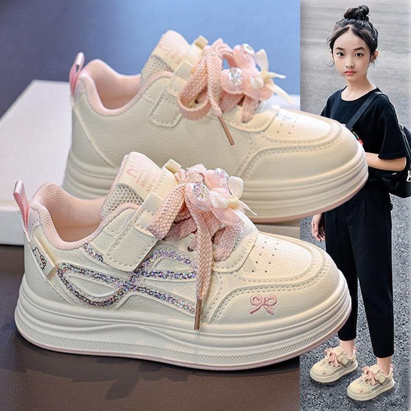 New Style Girls' Shoes with Breathable Thick Soles, Anti-slip and Soft Soles, Suitable for Casual Wear.