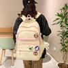 Girls Block Color Schoolbag Female Junior High School Students Backpack Grade Three To Five and Six Backpack