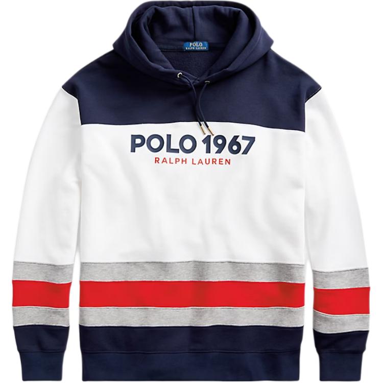 Polo Ralph Lauren Logo Appliqué Pullover Hoodie Long Sleeve Sweatshirt Men Hoodies 710781175-001