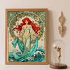 5d Diamond Painting, Mermaid Art Painting Diy Handmade Sticker Gift, Home Decoration Painting