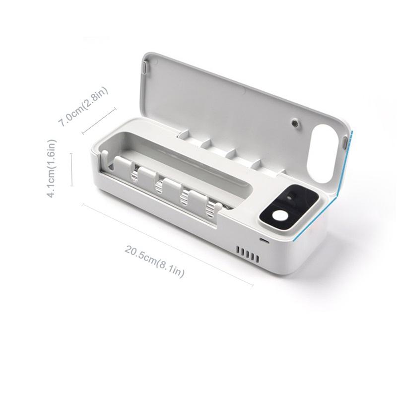 UV Toothbrush SterilizerWirelessly wall-mouted disinfecting toothbrush holder