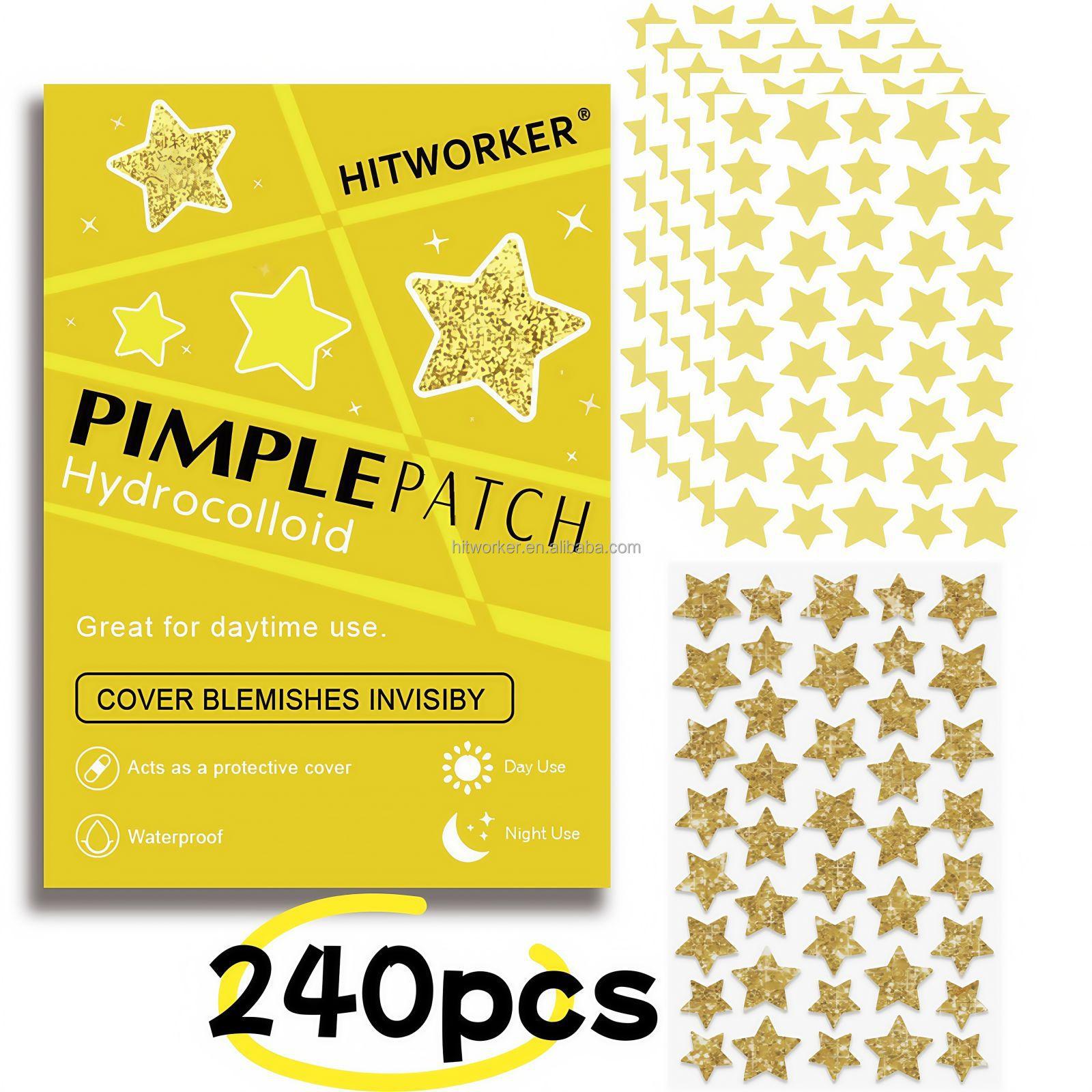 Salicylic Acid Star Pimple Patches for Face Pimple Patches Stars Hydrocolloid Acne Patches Face Healing Sticker 240