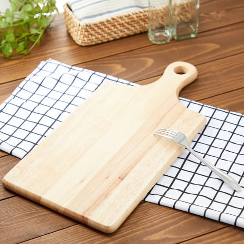PEARL METAL Cutting Board, Square Wooden Cutting Board, Flare, H-3661
