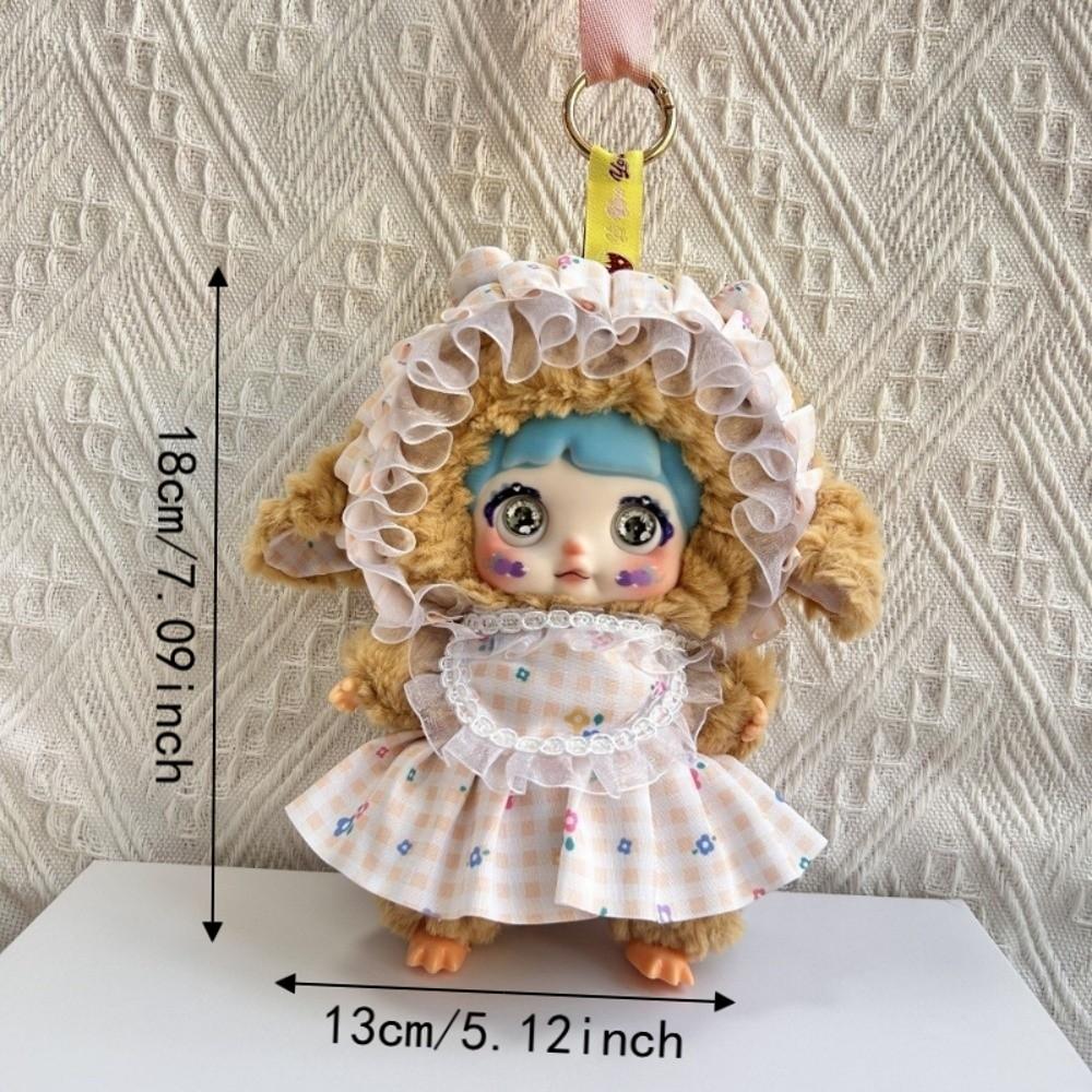 Sheep New Year Plush Lamb Pendant Hanging Ornaments Lamb Plush Toy Backpack Decor