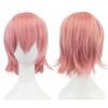 Parrucche BOB Biondo Rosa Arancio con Frangia Sintetiche Anime Stratificate Halloween