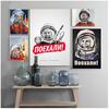Canvas Painting Decorative Home Decor Quadro Space Heroes Yuri Gagarin Posters And Prints Wall Pictures For Living Room Vintage