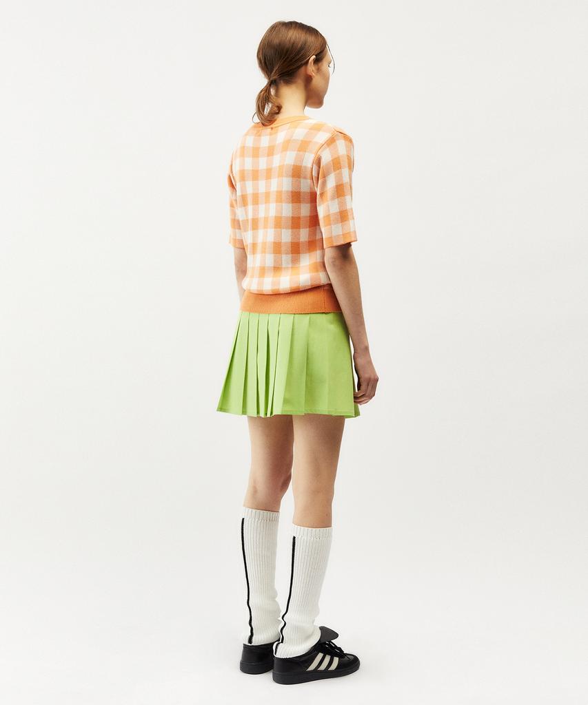 MAYOL Pleated Skirt_Lime