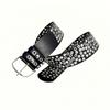Meier Y2k American Retro Punk Wide Belt - Studded, Multi-hole Design Leather Belt