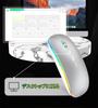 [Multi-Connection & Backlit] Wireless Mouse with Dual 2.4GHz and Bluetooth 5.1 Connections, Slim, Rechargeable Type-C, Simultaneous Connection with